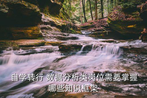  自學(xué)轉(zhuǎn)行 數(shù)據(jù)分析類崗位需要掌握哪些知識框架
