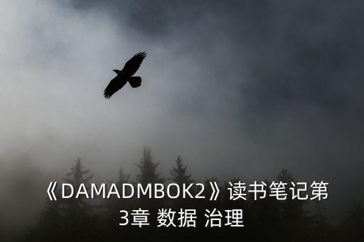 《DAMADMBOK2》讀書筆記第3章 數(shù)據(jù) 治理