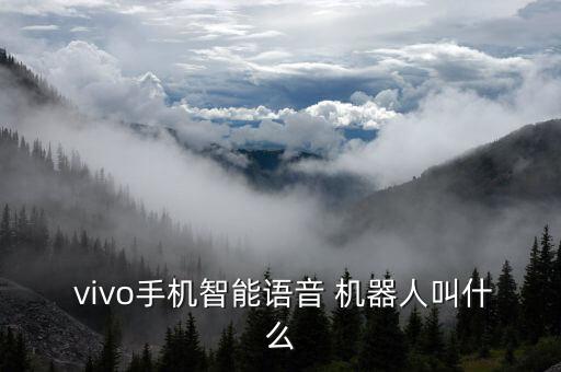  vivo手機(jī)智能語(yǔ)音 機(jī)器人叫什么