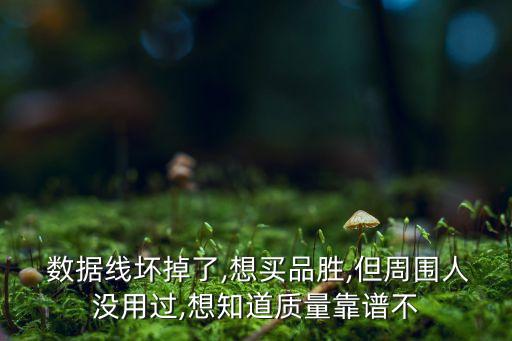  數(shù)據(jù)線(xiàn)壞掉了,想買(mǎi)品勝,但周?chē)藳](méi)用過(guò),想知道質(zhì)量靠譜不