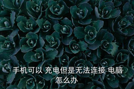 手機(jī)數(shù)據(jù)線連電腦只能充電,為什么手機(jī)數(shù)據(jù)線連接電腦只能充電