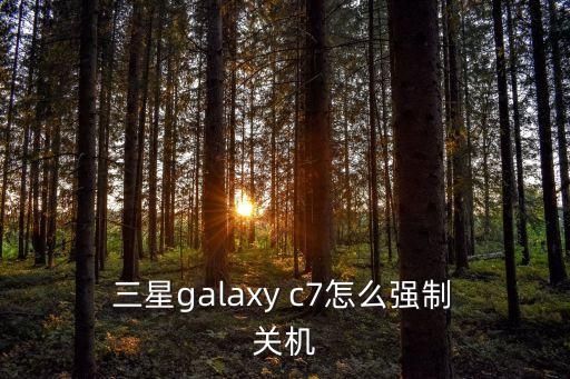  三星galaxy c7怎么強制 關(guān)機