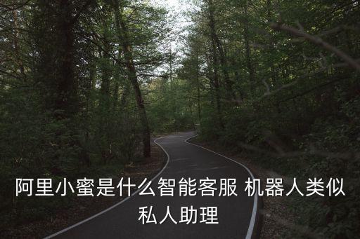 阿里小蜜是什么智能客服 機(jī)器人類似私人助理