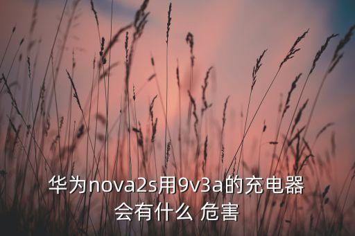 華為nova2s用9v3a的充電器會(huì)有什么 危害