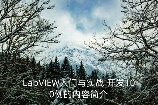 LabVIEW入門與實戰(zhàn) 開發(fā)100例的內(nèi)容簡介