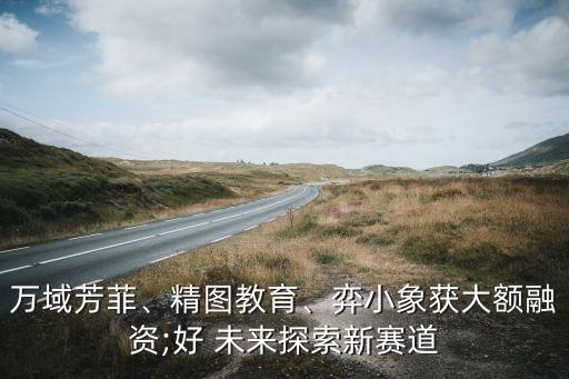萬域芳菲、精圖教育、弈小象獲大額融資;好 未來探索新賽道