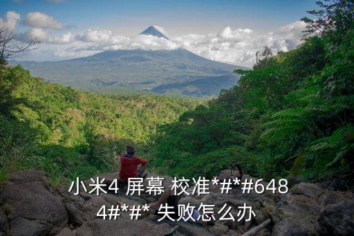  小米4 屏幕 校準(zhǔn)*#*#6484#*#* 失敗怎么辦
