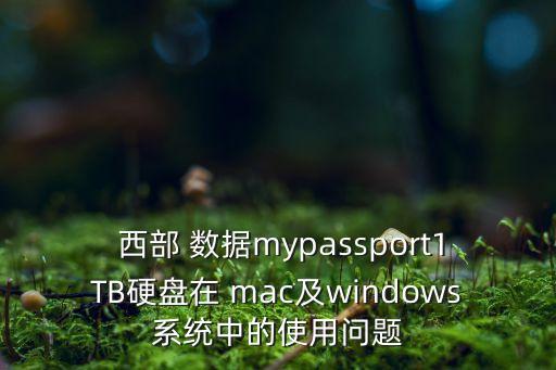 西部數(shù)據(jù)for mac