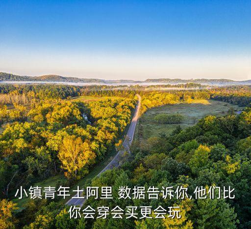 小鎮(zhèn)青年土阿里 數(shù)據(jù)告訴你,他們比你會穿會買更會玩