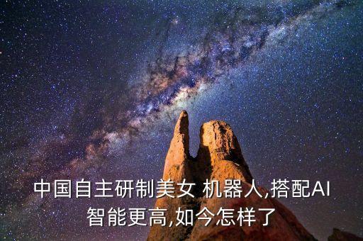中國自主研制美女 機器人,搭配AI智能更高,如今怎樣了
