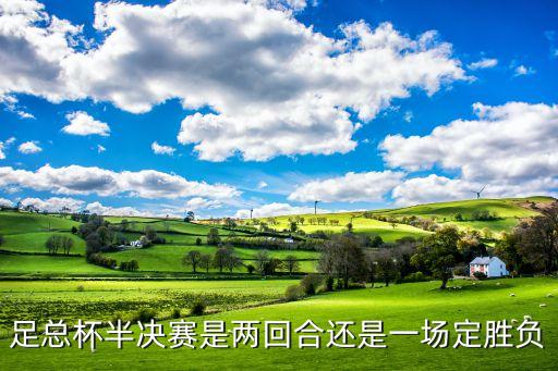 足總杯半決賽是兩回合還是一場定勝負