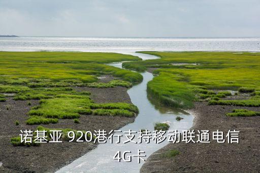 諾基亞 920港行支持移動聯(lián)通電信4G卡