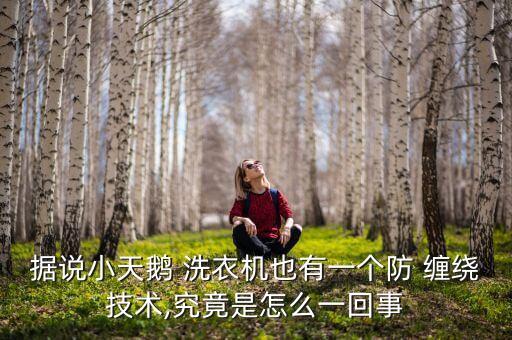 據(jù)說小天鵝 洗衣機也有一個防 纏繞技術(shù),究竟是怎么一回事