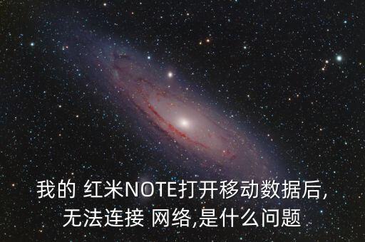 我的 紅米NOTE打開移動(dòng)數(shù)據(jù)后,無法連接 網(wǎng)絡(luò),是什么問題