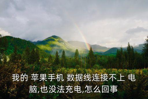 我的 蘋果手機 數(shù)據(jù)線連接不上 電腦,也沒法充電,怎么回事