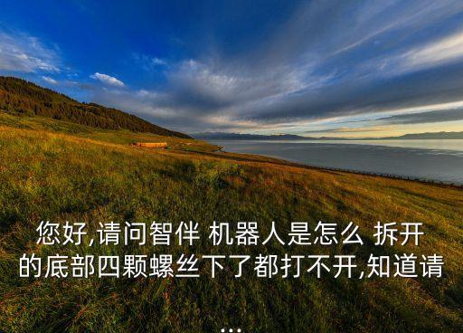 您好,請(qǐng)問智伴 機(jī)器人是怎么 拆開的底部四顆螺絲下了都打不開,知道請(qǐng)...