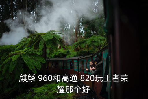 麒麟 960和高通 820玩王者榮耀那個(gè)好