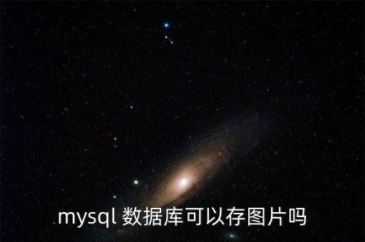 mysql 數(shù)據(jù)庫可以存圖片嗎