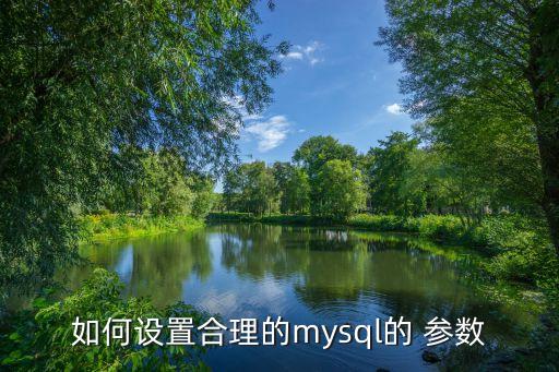 如何設(shè)置合理的mysql的 參數(shù)