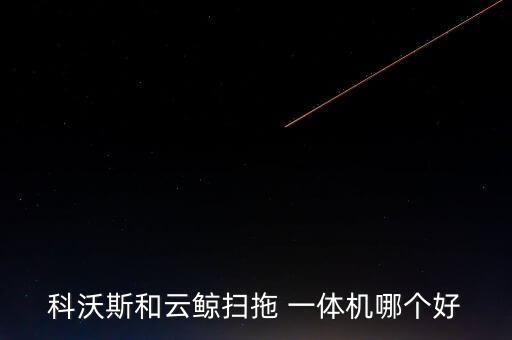 科沃斯和云鯨掃拖 一體機(jī)哪個好