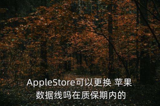 AppleStore可以更換 蘋果 數(shù)據(jù)線嗎在質(zhì)保期內(nèi)的