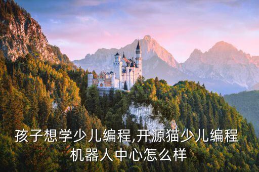 孩子想學(xué)少兒編程,開源貓少兒編程 機(jī)器人中心怎么樣