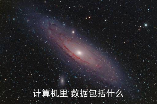 計(jì)算機(jī)里 數(shù)據(jù)包括什么