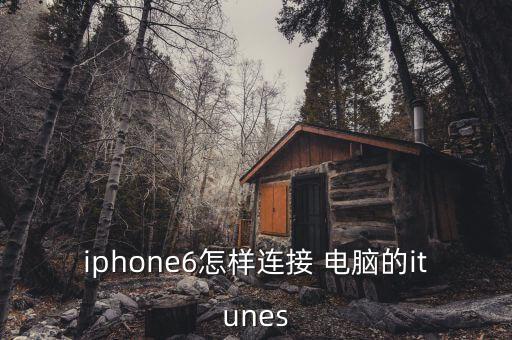 iphone6怎樣連接 電腦的itunes