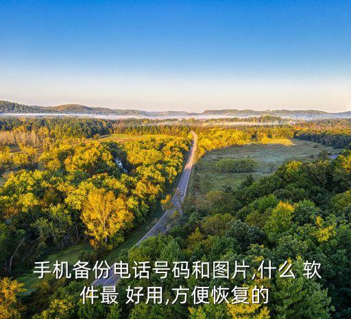  手機(jī)備份電話號碼和圖片,什么 軟件最 好用,方便恢復(fù)的