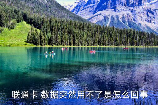  聯(lián)通卡 數(shù)據(jù)突然用不了是怎么回事