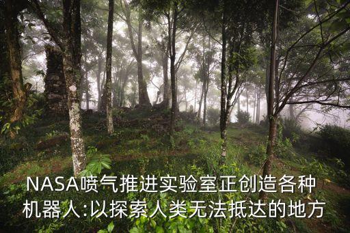 NASA噴氣推進實驗室正創(chuàng)造各種 機器人:以探索人類無法抵達的地方