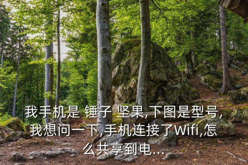 我手機(jī)是 錘子 堅果,下圖是型號,我想問一下,手機(jī)連接了Wifi,怎么共享到電...