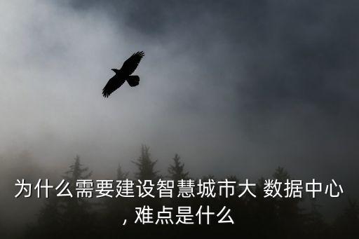 為什么需要建設(shè)智慧城市大 數(shù)據(jù)中心, 難點(diǎn)是什么
