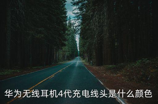 華為無(wú)線耳機(jī)4代充電線頭是什么顏色