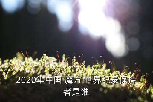 2020年中國(guó) 魔方 世界紀(jì)錄保持者是誰(shuí)