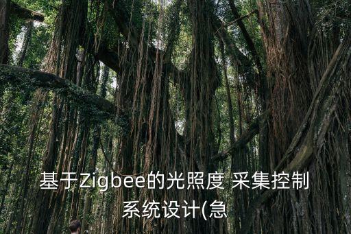 基于Zigbee的光照度 采集控制系統(tǒng)設(shè)計(jì)(急