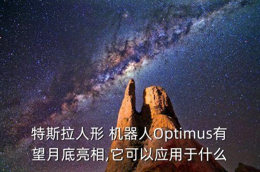 特斯拉人形 機(jī)器人Optimus有望月底亮相,它可以應(yīng)用于什么
