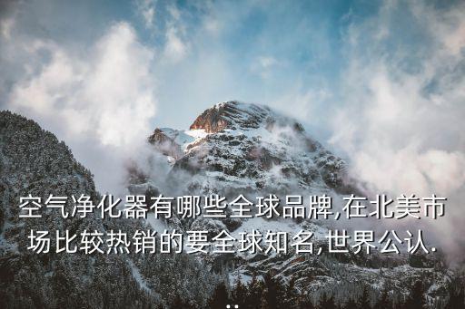 空氣凈化器有哪些全球品牌,在北美市場比較熱銷的要全球知名,世界公認(rèn)...