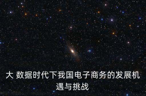 大 數(shù)據(jù)時(shí)代下我國(guó)電子商務(wù)的發(fā)展機(jī)遇與挑戰(zhàn)