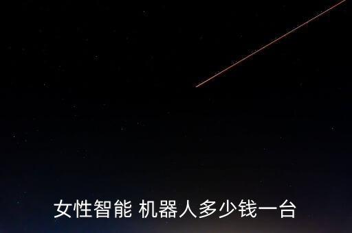 女性智能 機器人多少錢一臺