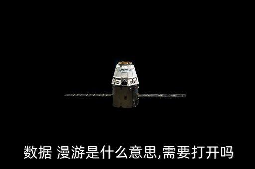  數(shù)據(jù) 漫游是什么意思,需要打開嗎