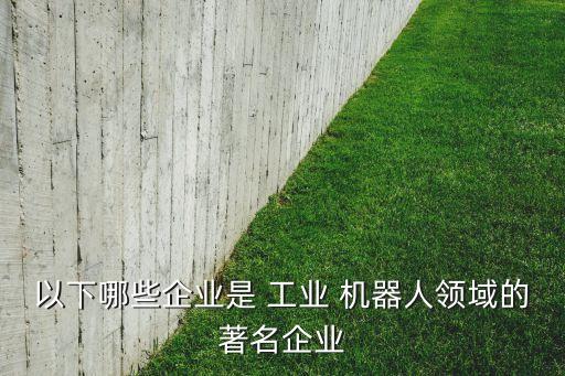 全球工業(yè)機(jī)器人品牌,全球十大工業(yè)機(jī)器人品牌排行榜