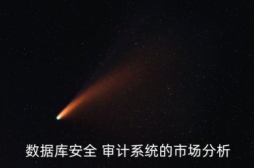  數(shù)據(jù)庫安全 審計(jì)系統(tǒng)的市場分析