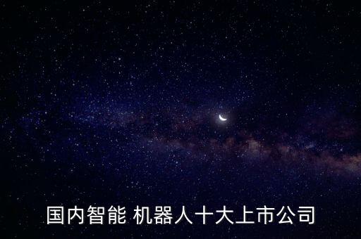 國(guó)內(nèi)智能 機(jī)器人十大上市公司
