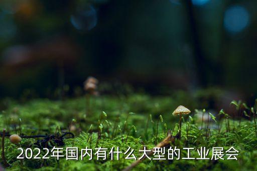 2022年國內(nèi)有什么大型的工業(yè)展會(huì)