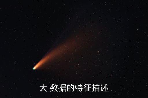 大 數(shù)據(jù)的特征描述