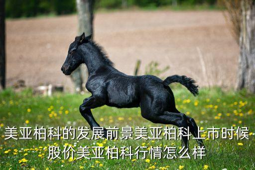 美亞柏科的發(fā)展前景美亞柏科上市時(shí)候股價(jià)美亞柏科行情怎么樣