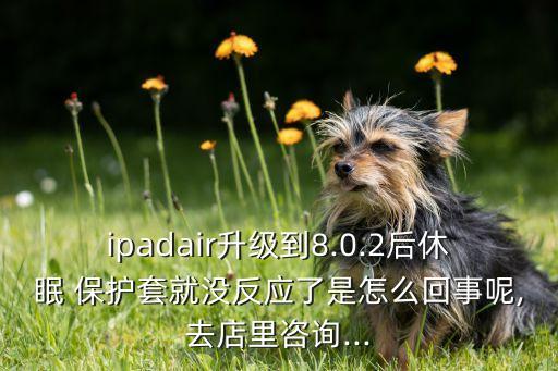 ipadair升級到8.0.2后休眠 保護(hù)套就沒反應(yīng)了是怎么回事呢,去店里咨詢...