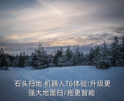  石頭掃地 機器人T6體驗:升級更強大地面掃/拖更智能