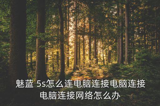  魅藍(lán) 5s怎么連電腦連接電腦連接電腦連接網(wǎng)絡(luò)怎么辦